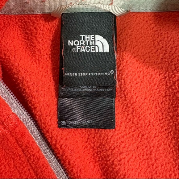 2/$20 The North Face Womens Medium Coral Fleece Pullover 1/4 Zip Sweater Light - Picture 6 of 6